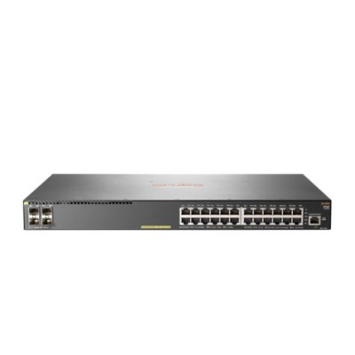 Switch Aruba 2930F - 24 Puertos - Gigabit - PoE - 4 SFP+ - Gestionado - JL255A