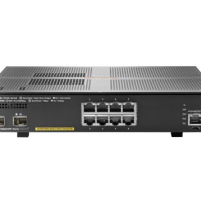 Switch Aruba 2930F - 8 Puertos - Gigabit - PoE - 2 SFP+ - Gestionado - JL258A