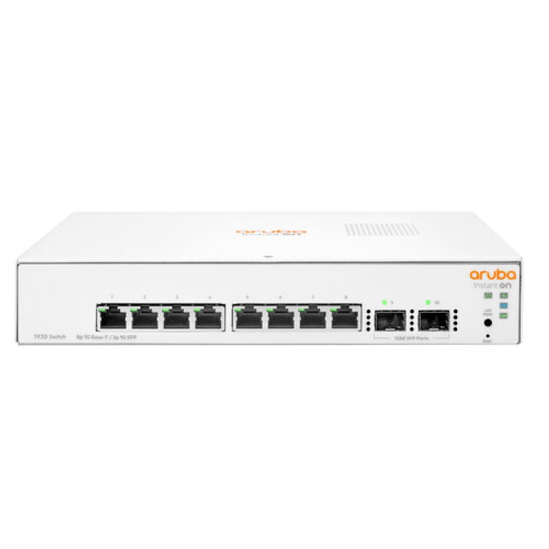 Switch Aruba Instant On 1930 - 8 Puertos - Gigabit - 2 SFP - Gestionado - JL680A