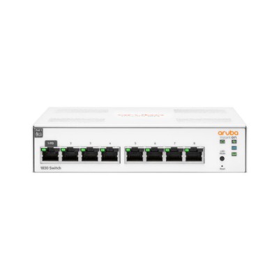 Switch Aruba Instant On 1830 - 8 Puertos - Gigabit - Gestionado - JL810A