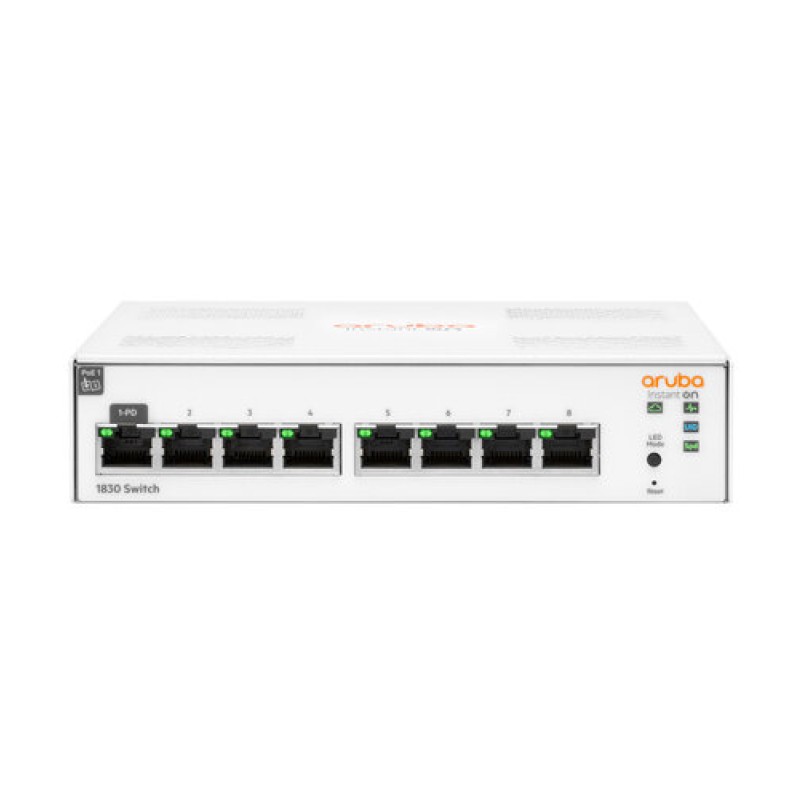 Switch Aruba Instant On 1830 - 8 Puertos - Gigabit - Gestionado - JL810A