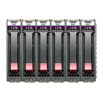 Discos Duros HPE MSA Enterprise - 2.5" - 14.4TB (6 x 2.4TB) - SAS - 10,000 RPM - 6 Discos - R0Q67A