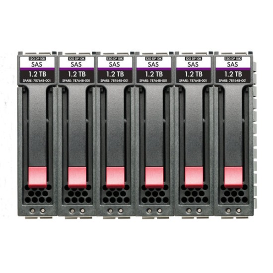Discos Duros HPE MSA Enterprise - 2.5" - 14.4TB (6 x 2.4TB) - SAS - 10,000 RPM - 6 Discos - R0Q67A