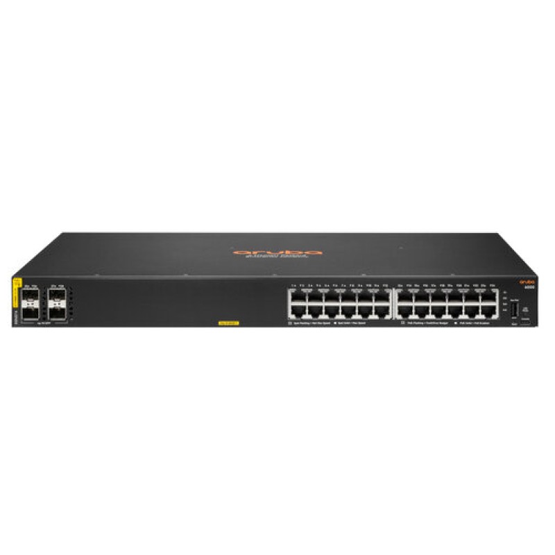 Switch Aruba CX 6000 - 24 Puertos - Gigabit - PoE - 4 SFP - Gestionado - R8N87A