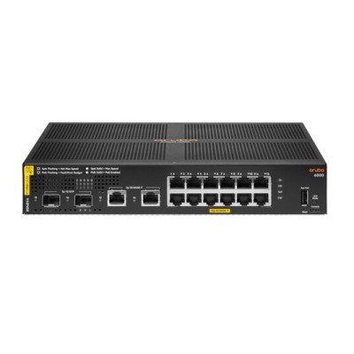 Switch Aruba 6000 - 12 Puertos - Gigabit - PoE - 2 SFP - Gestionado - R8N89A Switch Aruba 6000 - 12 Puertos - Gigabit - PoE - 2 SFP - Gestionado - R8N89A