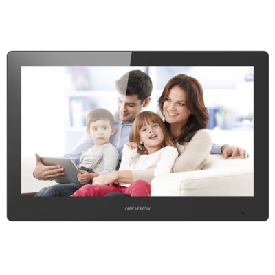 Monitor HIKVISION DS-KH8520-WTE1 - 10" - Pantalla Táctil - Wi-Fi - 1 Puerto 1 RJ-45 - Para Videoportero IP Modular - DS-KH8520-WTE1