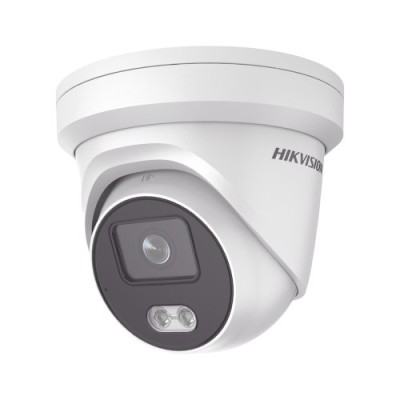 Cámara HIKVISION DS-2CD2347G2-L(U)(C) - 4MP - Domo - Lente 4 mm - Luz Blanca 30M - Exterior - IP67 - DS-2CD2347G2-L(U)(C)