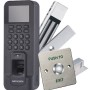 Kit de Control de Acceso HIKVISION DS-KAS261 - Lector de Huellas y Tarjetas - Con Botón de Salida - Electroimán - Montajes Z y L - DS-KAS261