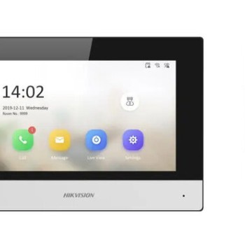 Kit de Videoportero Hikvision DS-KIS302-P con Monitor Touch 7" y Cámara Full HD