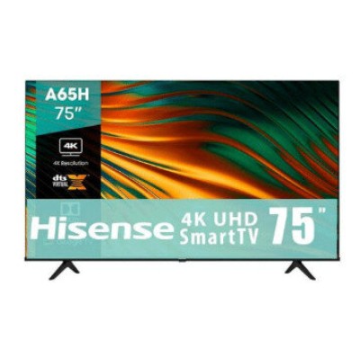 Pantalla Smart TV Hisense 75A65H - 75" - 4K Ultra HD - Wi-Fi - HDMI - USB - 75A65H