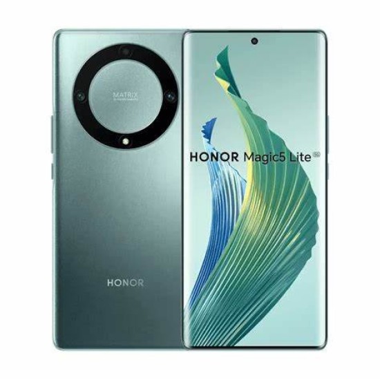 Smartphone HONOR Magic5 Lite - 6.67" - Snapdragon 695 - 6GB - 128GB - Cámaras 16MP/64MP - 5100mAh - MagicUI 6.1 (basado en Android 12) - Verde - Honor-Magic5 Lite-Verde