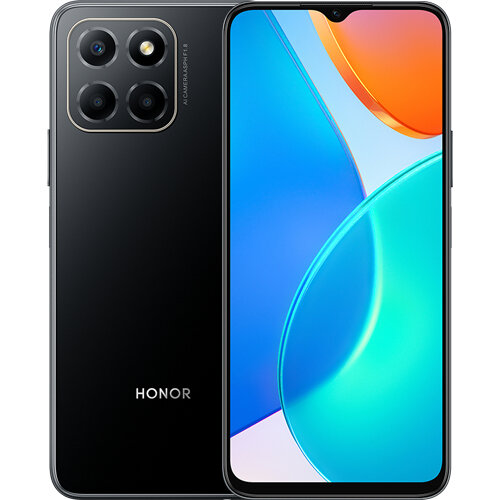 Smartphone HONOR X6 - 6.5 pulgadas Pantalla - 4GB RAM - 64GB Almacenamiento - Cámara 50MP - Negro