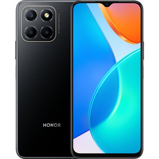 Smartphone HONOR X6 - 6.5" - MediaTek Helio G25 - 4GB - 64GB - Cámara 5MP/50MP - MagicUI 6.1 (Basado en Android 12) - Negro - HONORX6-4+64-NEGRO