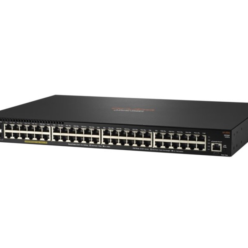 Switch Aruba 2930F - 48 Puertos - Gigabit - PoE - 4 SFP - Gestionado - JL557A