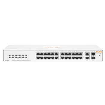 Switch de Red Aruba Instant On 1430 26G - 26 Puertos Gigabit + 2 SFP - Modelo R8R50A