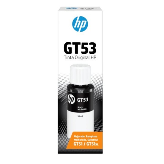 Botella de Tinta HP GT53 - Negra - 90ml - (1VV22AL) - 1VV22AL