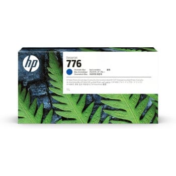 Tinta HP LF 776 - Azul Cromático - DesignJet - Original (1XB04A) - 1XB04A