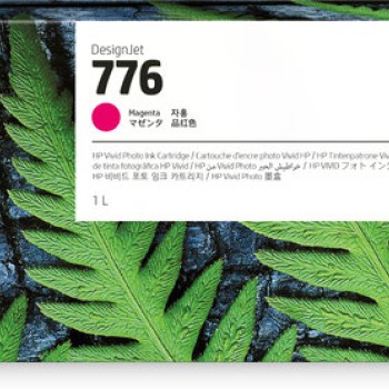 Cartucho de Tinta HP 776 Magenta Designjet Original - Alto Rendimiento XL - Modelo 1XB07A