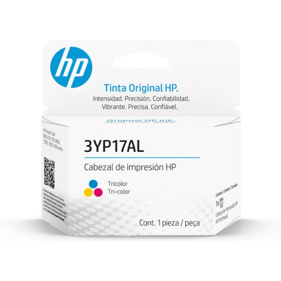Cabezal de impresión HP - Tricolor - Original (3YP17AL) - 3YP17AL
