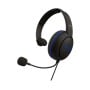 Diadema Gamer HyperX Cloud Chat - Alámbrico - Micrófono - Negro con Azul - 4P5J3AA