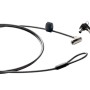 Candado de Seguridad HP 6UW42AA - 1.83m - Negro - 6UW42AA