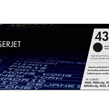 Cartucho de Tóner HP 43X Negro Original para LaserJet - Modelo C8543X