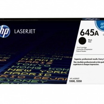 Cartucho de Tóner HP 645A Negro Original para LaserJet - Modelo C9730A