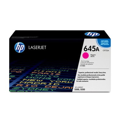 Cartucho de Tóner HP 645A - Magenta - LaserJet - Original (C9733A) - C9733A