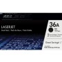 Pack de 2 Cartuchos de Tóner HP 36A - Negro - LaserJet - Original (CB436AD) - CB436AD