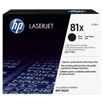 Cartucho de Tóner HP 81X - Negro - LaserJet - Original (CF281X) - CF281X