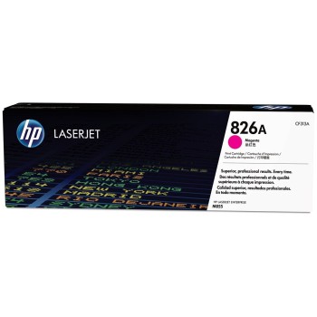 Cartucho de Tóner HP 826A Magenta Original para LaserJet - Modelo CF313A