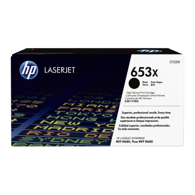 Cartucho de Tóner HP 653X - Negro - LaserJet - Original (CF320X) - CF320X