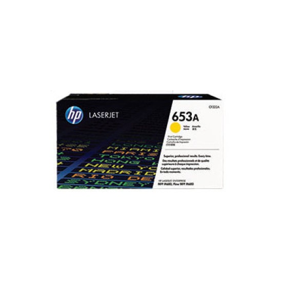 Cartucho de Tóner HP 653A - Amarillo - LaserJet - Original (CF322A) - CF322A