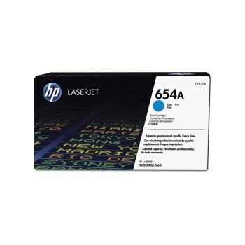 Cartucho de Tóner HP 654A - Cian - LaserJet - Original (CF331A) - CF331A