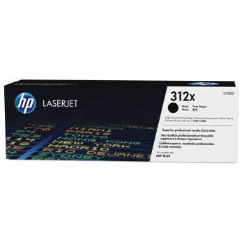 Cartucho de Tóner HP 312X Negro Original Alto Rendimiento para LaserJet Pro M476 - Modelo CF380X