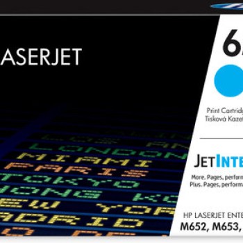 Cartucho de Tóner HP 655A Cian Original para LaserJet Enterprise - Modelo CF451A