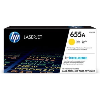 Cartucho de Tóner HP 655A - Amarillo - LaserJet - Original (CF452A) - CF452A