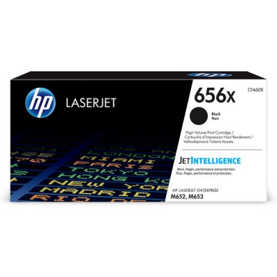 Cartucho de Tóner HP 656X - Negro - Alto rendimiento - LaserJet - Original (CF460X) - CF460X Cartucho de Tóner HP 656X - Negro - Alto rendimiento - LaserJet - Original (CF460X) - CF460X