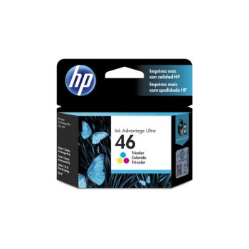Cartucho de Tinta HP 46 Tricolor Original - CZ638AL - Compatible con DeskJet Ink Advantage
