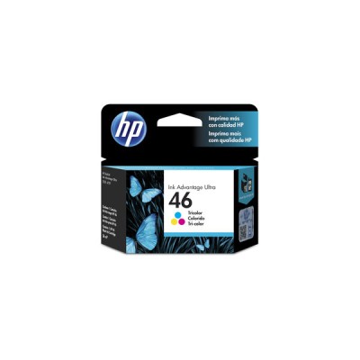 Cartucho de Tinta HP 46 - Tricolor - Original - (CZ638AL) - CZ638AL