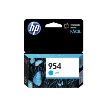Cartucho de Tinta HP 954 Cian Original - Compatible con OfficeJet Pro - Modelo L0S50AL