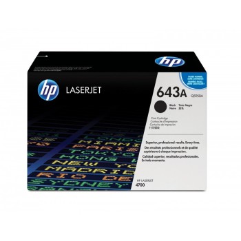Cartucho de Tóner HP 643A - Negro - LaserJet - Original (Q5950A) - Q5950A