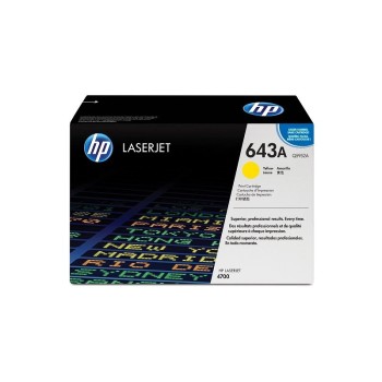 Cartucho de Tóner HP 643A - Amarillo - LaserJet - Original (Q5952A) - Q5952A