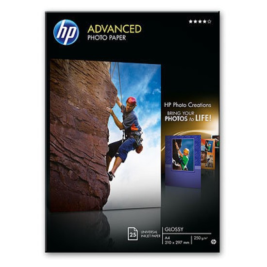 HP Advanced Photo Paper  Glossy 8.5x11 50 Hojas - Q7853A