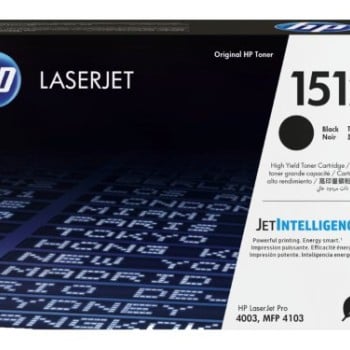 Cartucho de Tóner HP 151X Negro para LaserJet - Modelo W1510X