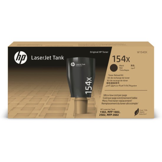 Kit de Recarga HP 154X - Negro - W1540X - W1540X