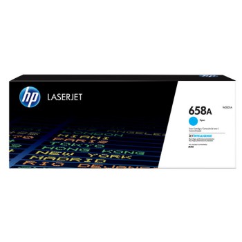Cartucho de Tóner HP 658A - Cian - LaserJet - Original (W2001A) - W2001A
