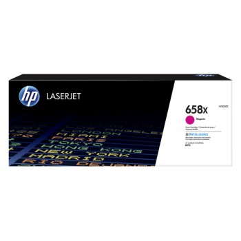Cartucho de Tóner HP 658X Magenta Original para LaserJet - Modelo W2003X