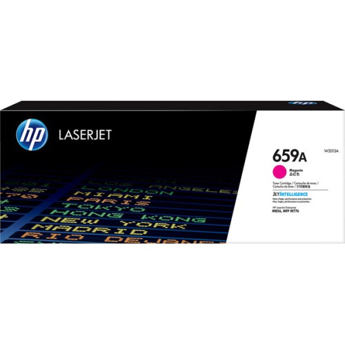 Cartucho de Tóner HP 659A Magenta Original para LaserJet Enterprise M776, M856 - Modelo W2013A Cartucho de Tóner HP 659A Magenta Original para LaserJet Enterprise M776, M856 - Modelo W2013A
