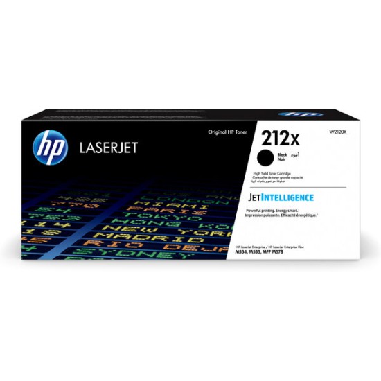 Cartucho de Tóner HP 212X - Negro - LaserJet - Original (W2120X) - W2120X